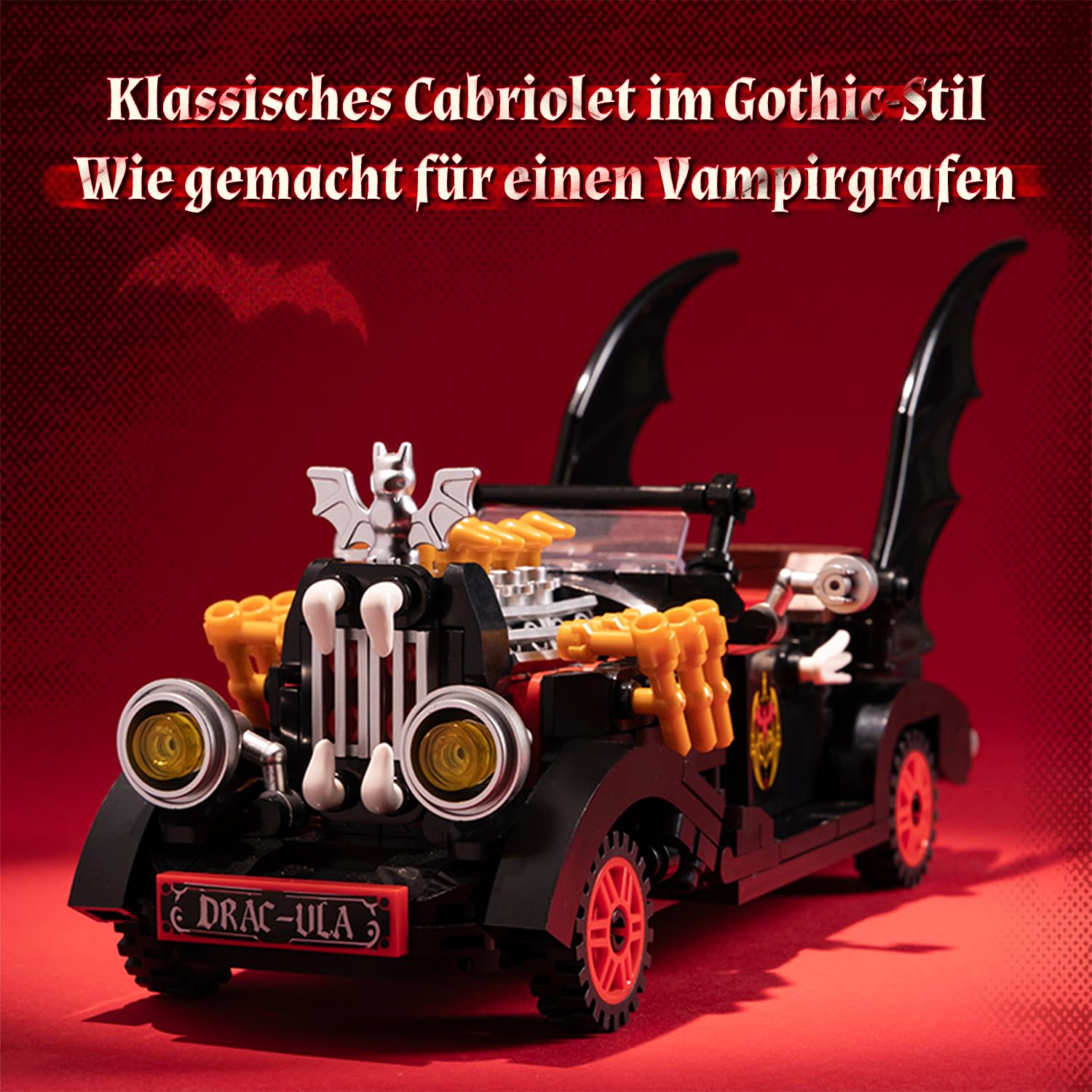 PANTASY Vampir Hot Rod Bauset, Gothic-Halloween-Deko für Erwachsene