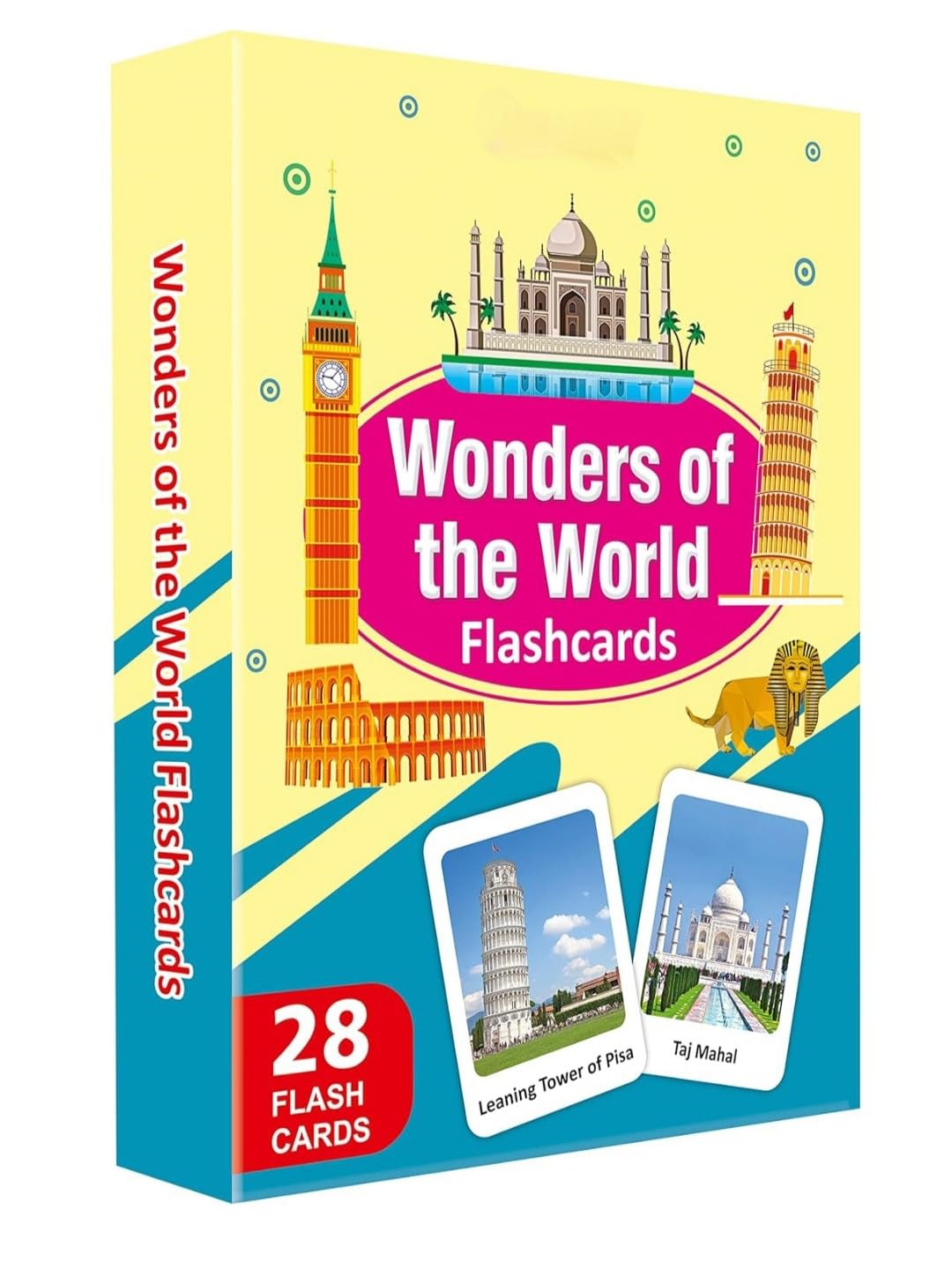 Prime Exodus 7-Wonders of The World Flash Cards for Kids - 28 Easy & Fun Way of Learning Flash Cards for 1 Year to 6 Years Babies (B0DB8TPLNV) Amazon Price History, Amazon Price Tracker