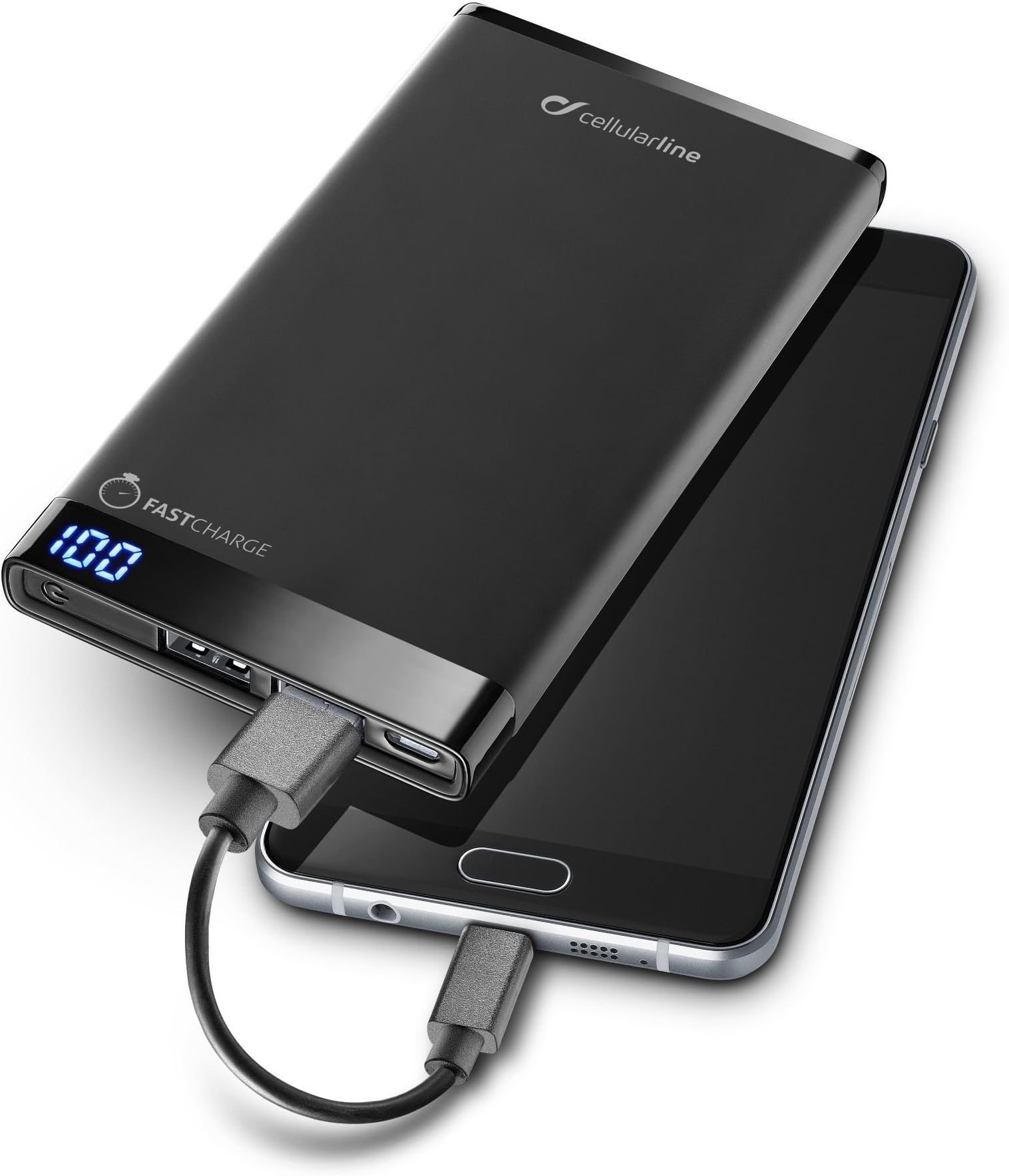 cellularline FREEPMANTA6000K Free Power Manta 6000 Portable Charger - Black
