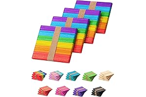 Inspire Imaginative Creativity with Mr. Pen's Rainbow Popsicle Sticks