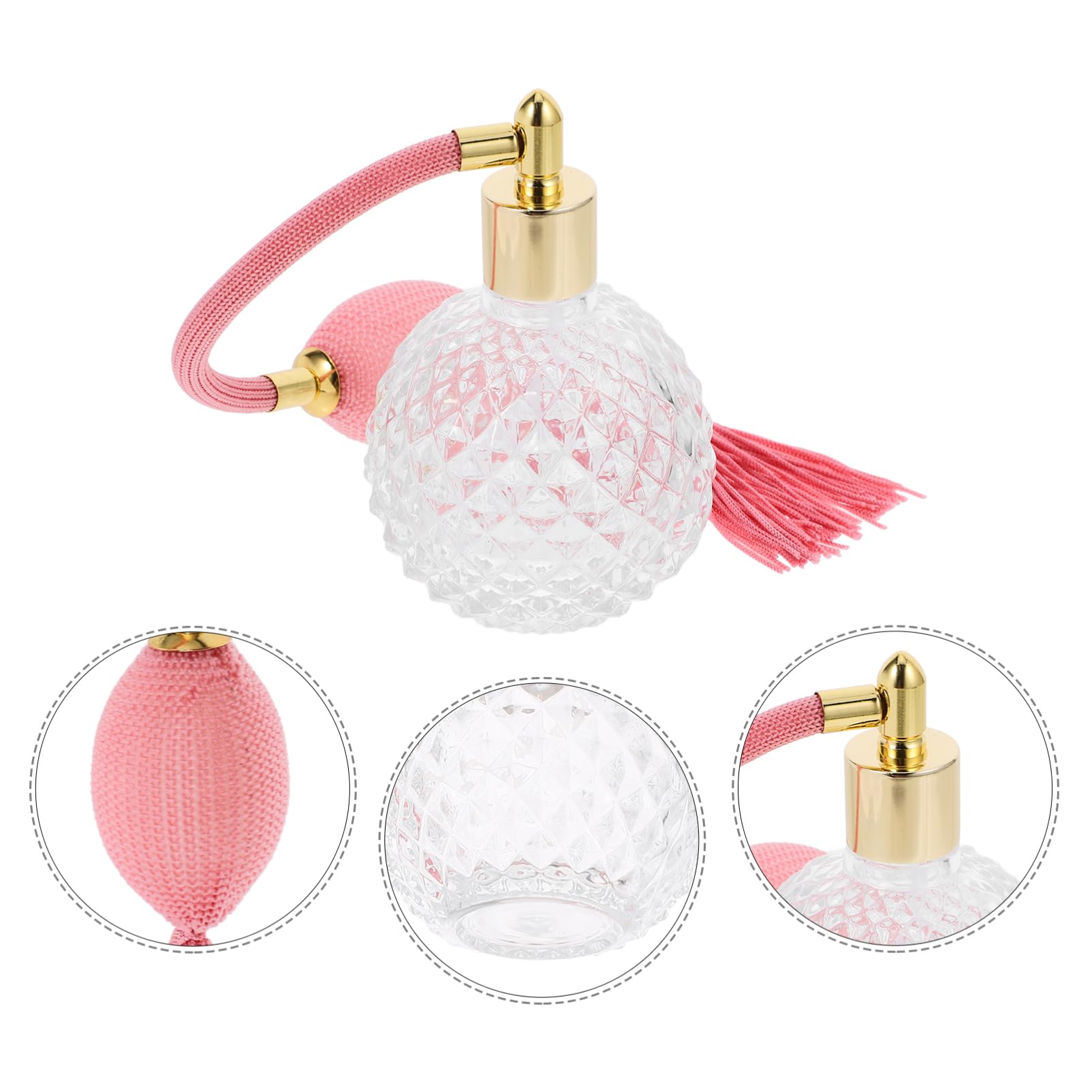 VALICLUD Pulverizador De Perfume Vacío Recargable De 100 Ml En Vidrio Acabado Fino, Adecuado Para Decoración y Uso Personal