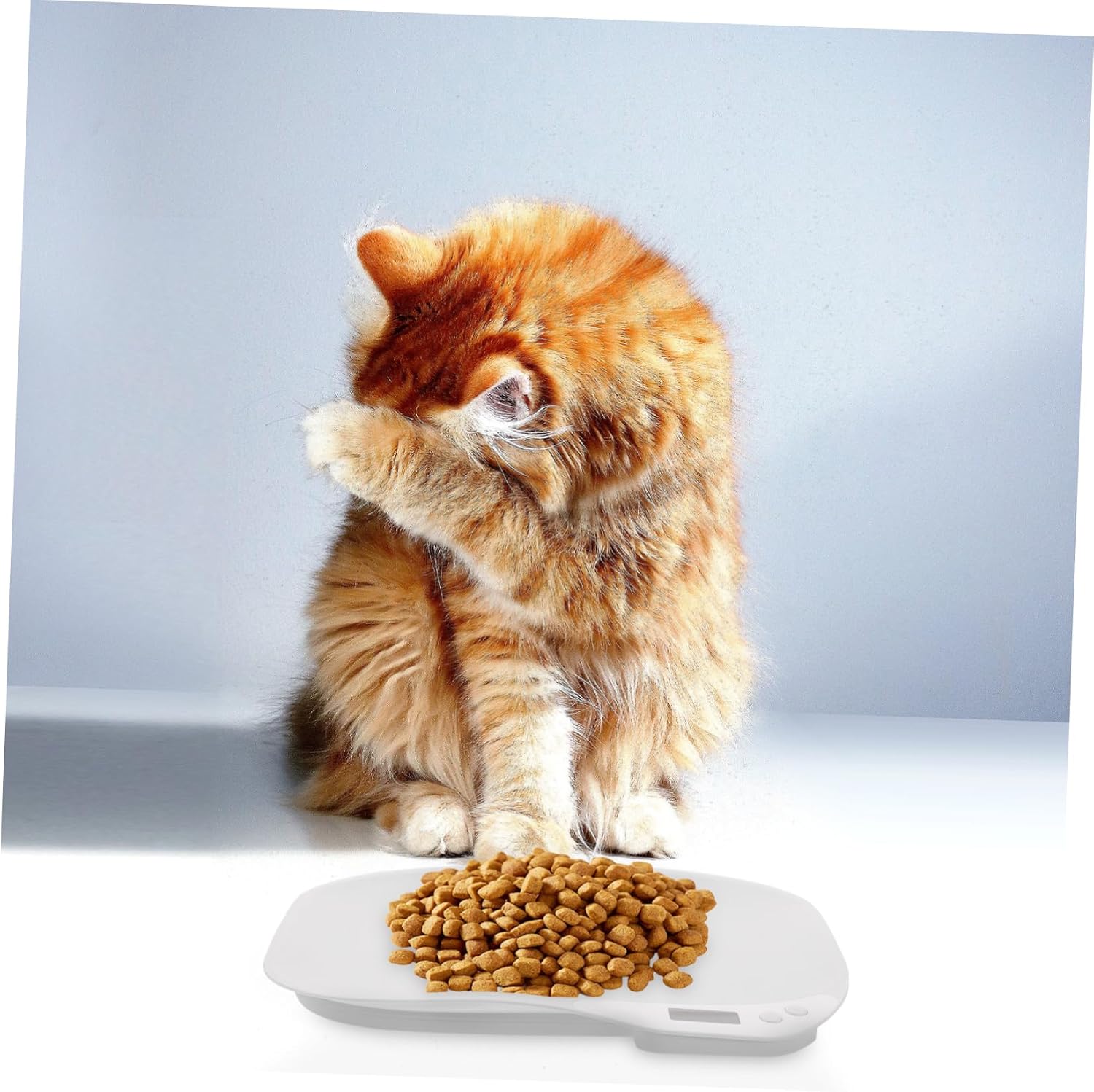 ORFOFE Digital Pet Scale for Dogs Newborn Pet Scale Led Display Pet Cat Food Weighing Electronic Scale Multi-Functional Pet Weighting Scale