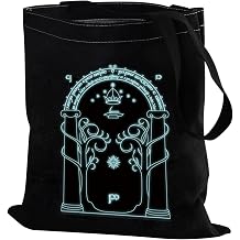 PXTIDY Lord Movie Rings Inspired Tote Bag Doors Shoulder Bag Lord Movie Rings Gift Inspirational Movie Fans Gift