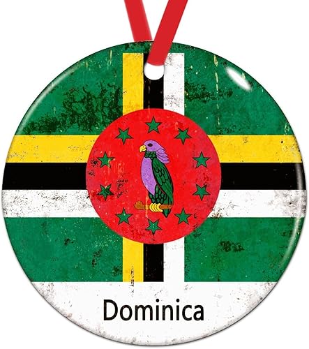 Vista 22 de Chipre - Adornos colgantes para árbol de Navidad, bandera nacional de Chipre, adornos de cerámica para decoraciones de Navidad, regalo de viajero
