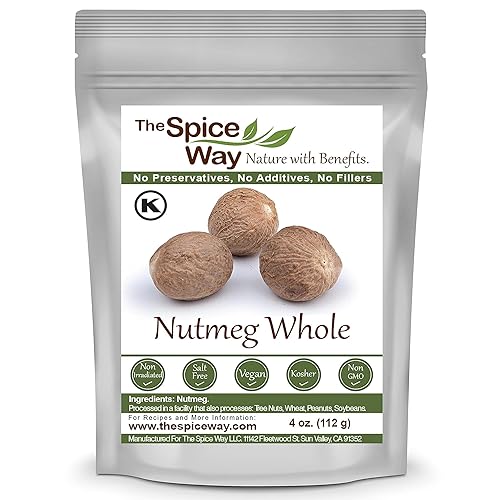 The Spice Way Nuez moscada entera (4 onzas)