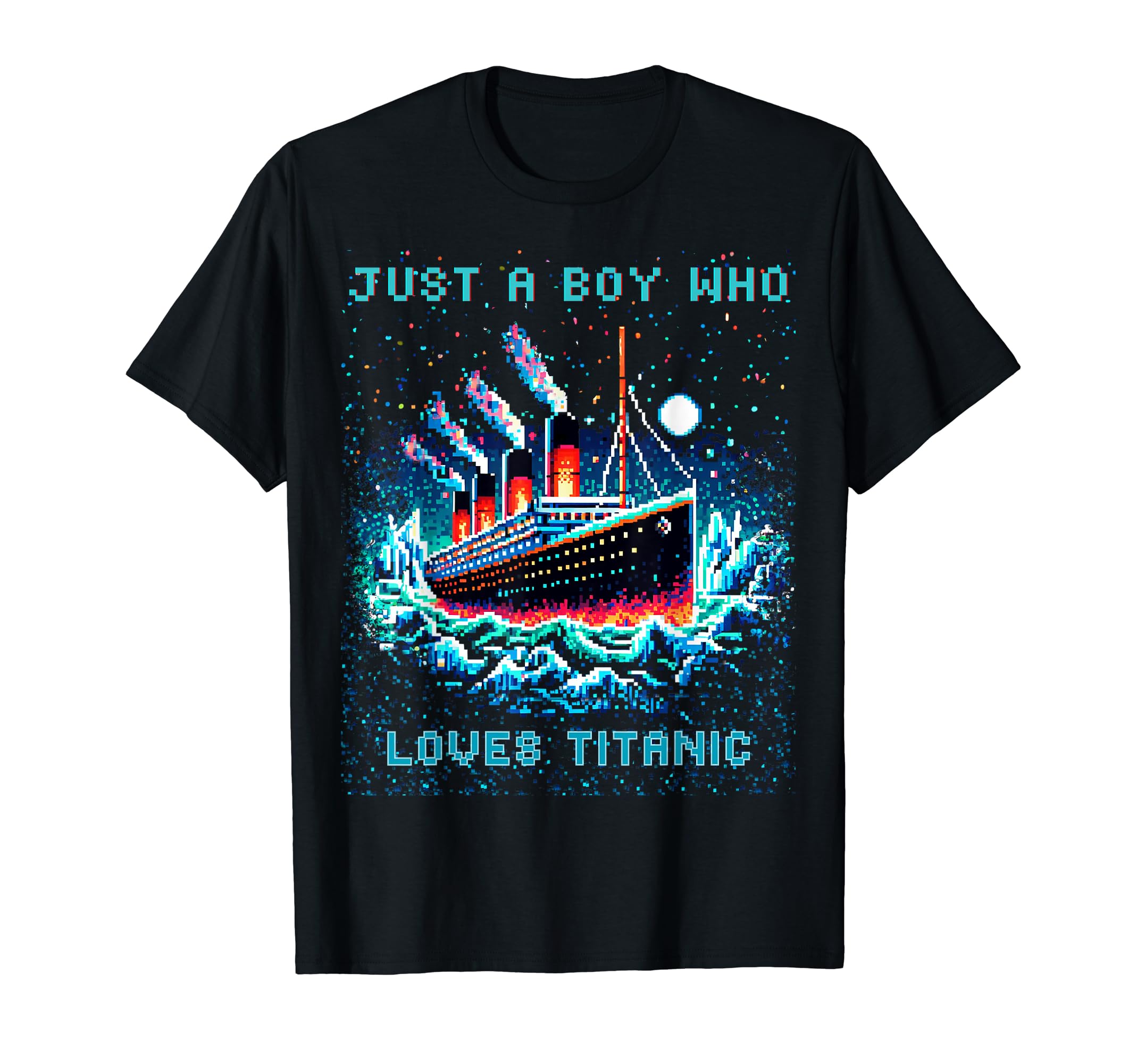 Just a Boys who loves RMS Titanic, Remembrance Titanic, Boys T-ShirtOEKO-TEX STANDARD 100