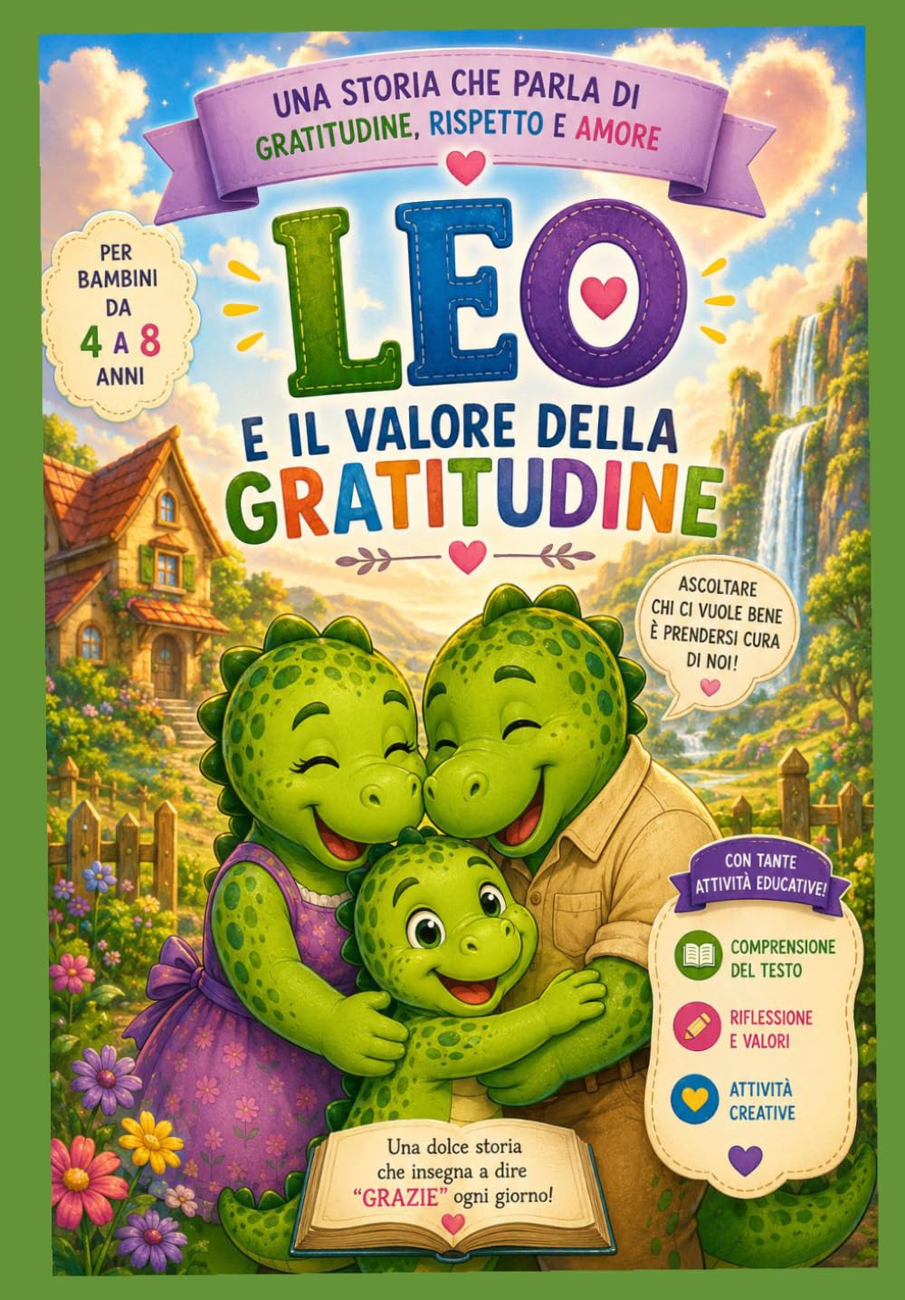 Leo e il valore della gratitudine: libro per bambini educativo illustrato (Le avventure di Leo)