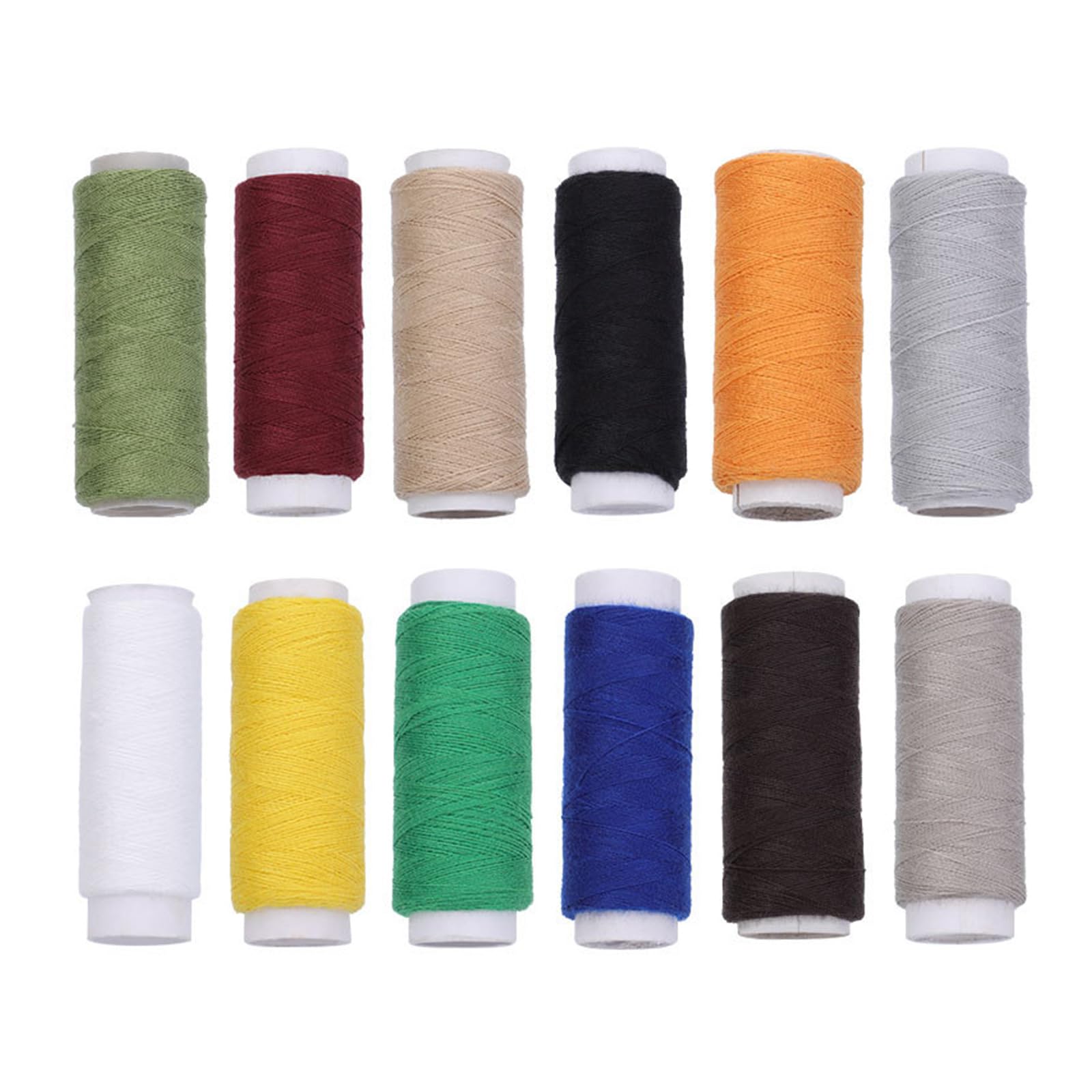 Elnwnnkc 120 Spools Polyester Sewing Thread for Sewing Machine Hand Stitching Multicolored Thread for Embroidery Quilting Multipurpose