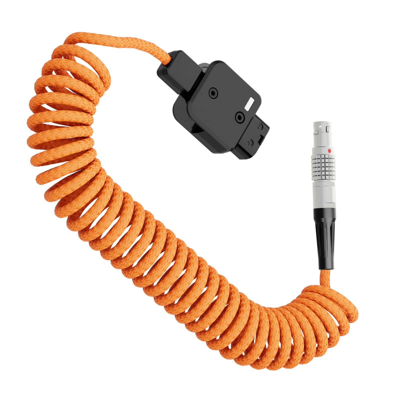 Cryfokt Cable D-Tap a Conexión Duradera de Alta Potencia para Red Transvideo Switronix 14.8V 150W Nylon Trenzado Portátil 1 Unidad
