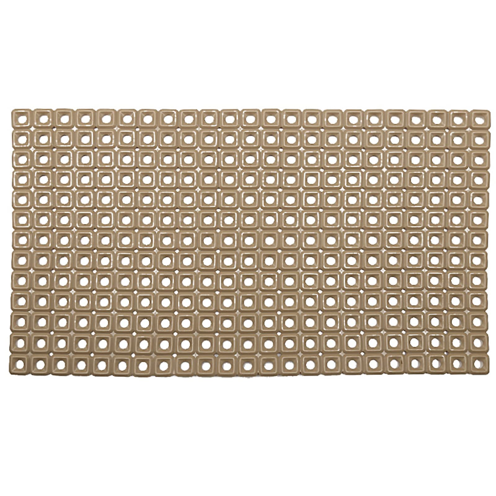 Tapis de bain antidérapant kaki haut de gamme 70 x 40 cm lavable en machine