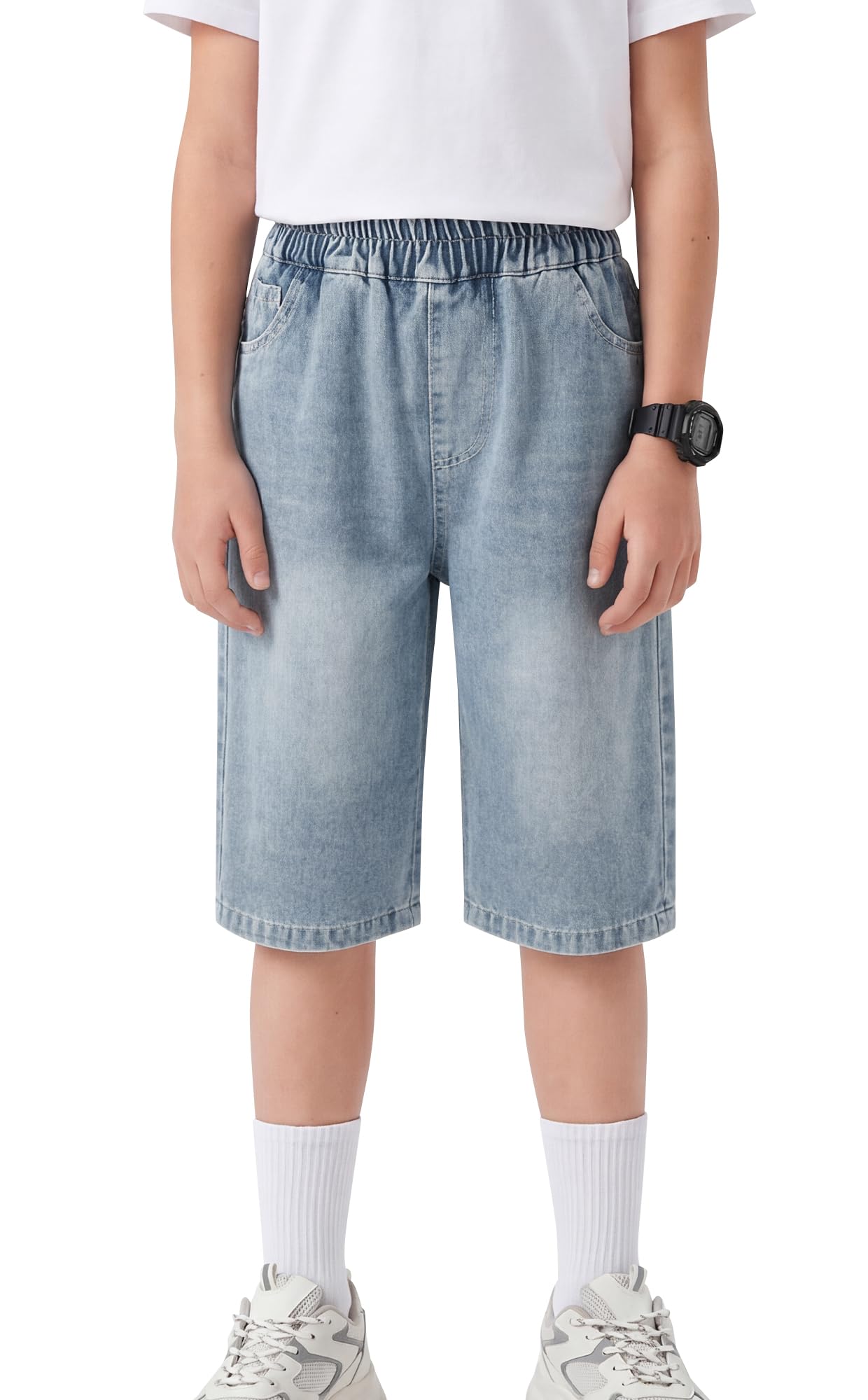 Pantalones cortos de algodón para niños de 6 a 15 años SEAUR 7