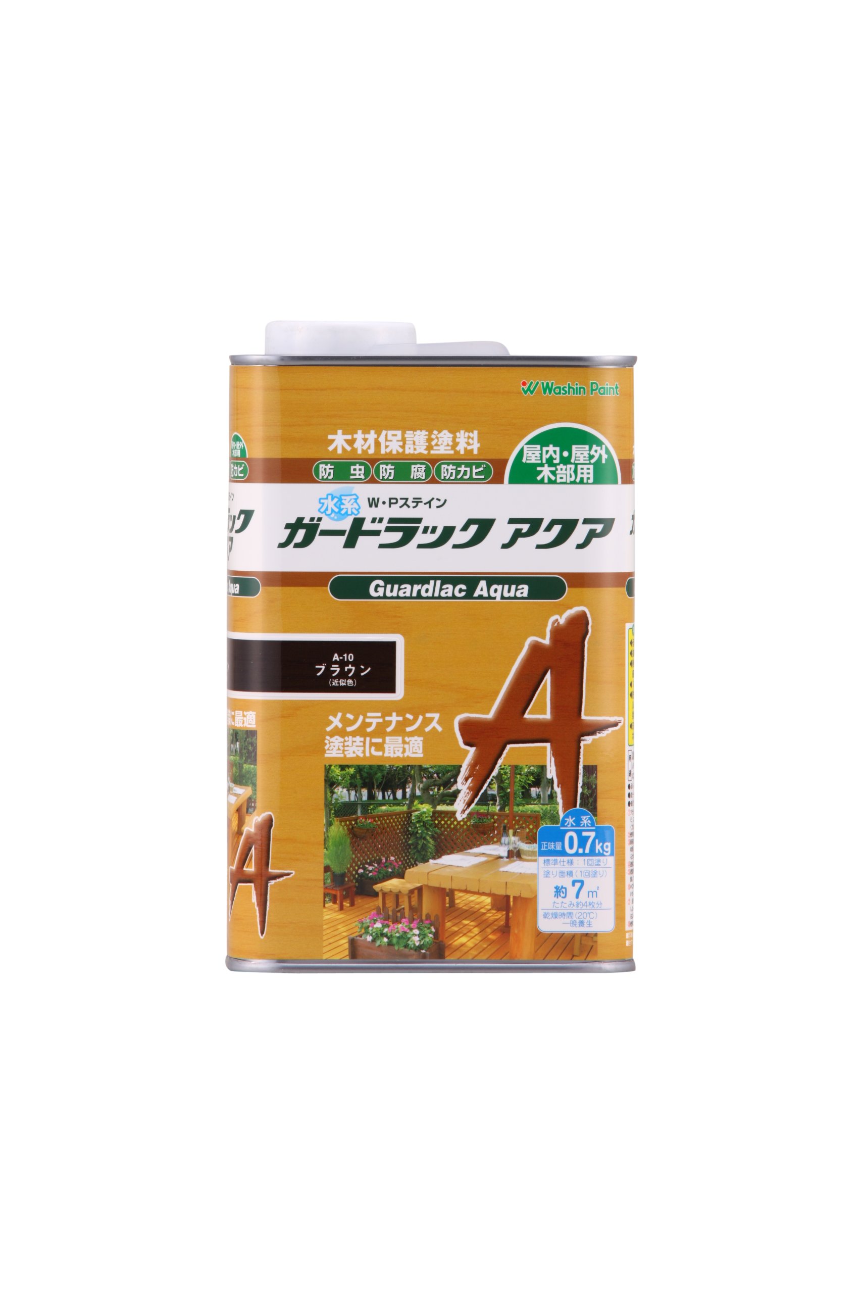 Amazon | 和信ペイント ガードラックアクア プロ仕様の水性屋外木部用 