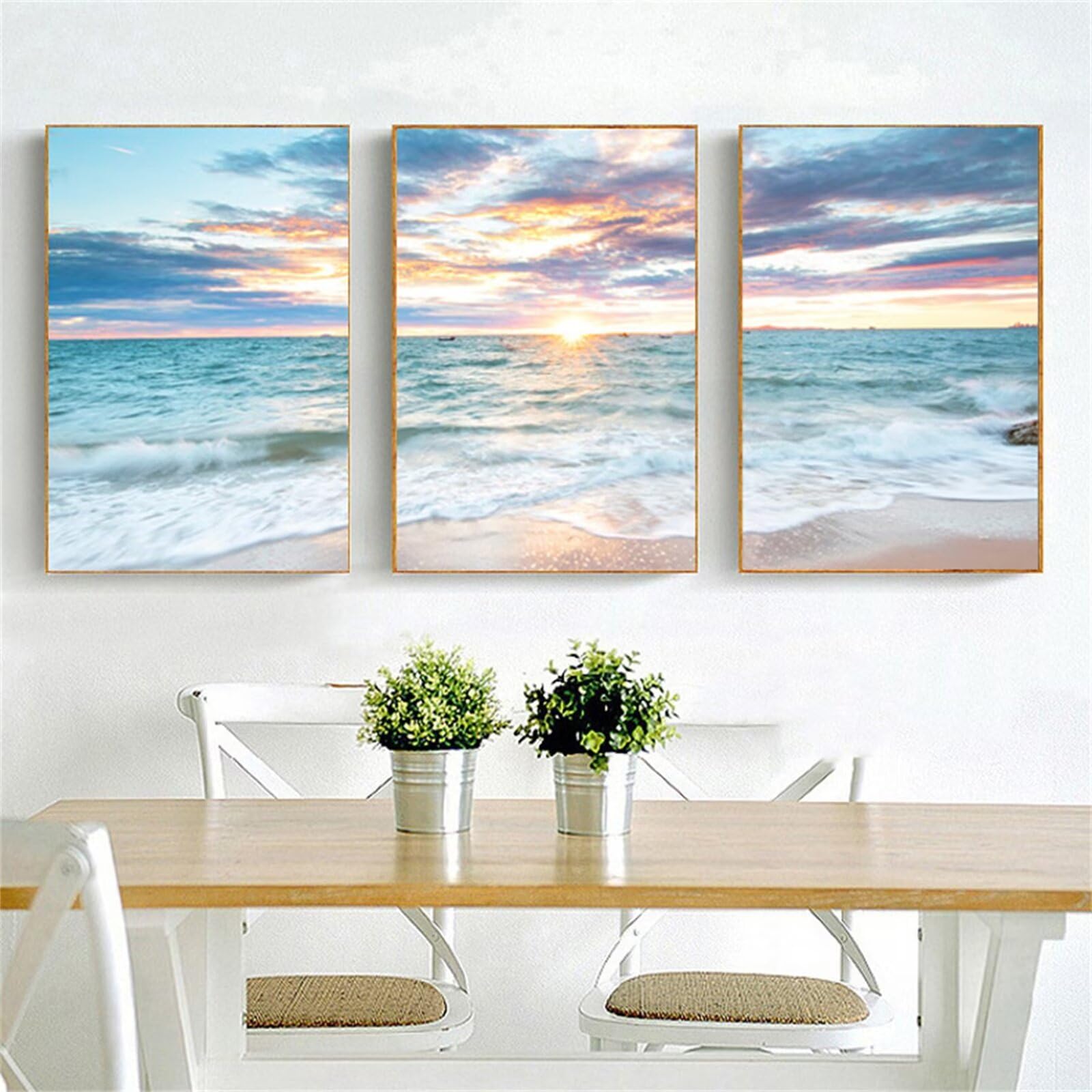 Broderie Diamant Painting Noel et loisirs créatifs : offrez un kit triptyque 5D de 60x90cm
