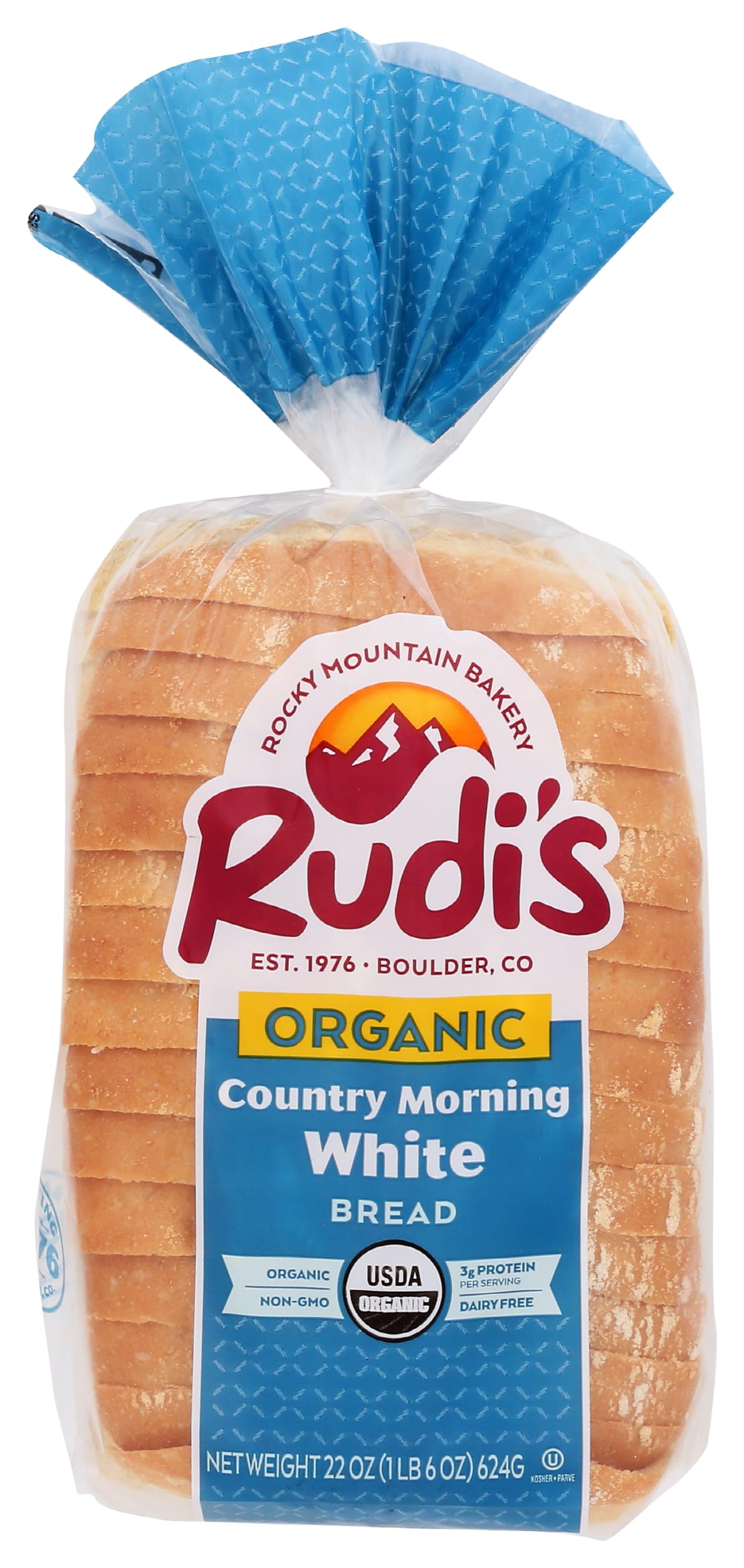 Rudi's Organic Bakery Country Morning White, 22 oz