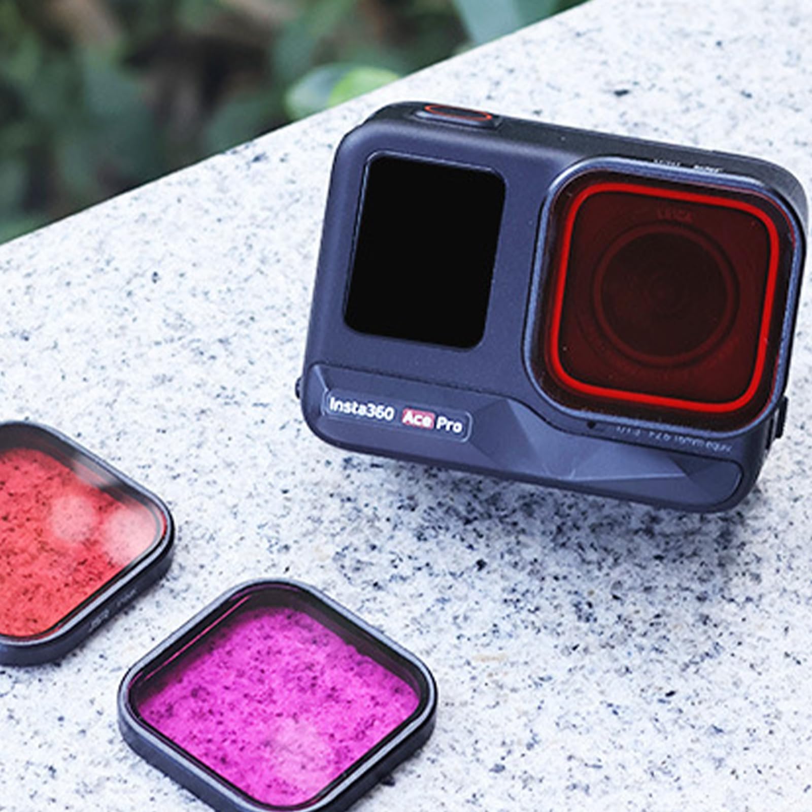 Filtre de plongée Rose/Rouge/Violet sous-Marin Filtre Protection d'objectif Filtres étanches Accessoires pour Insta360 Ace Pro 2/Insta360 Ace Pro (3PCS)