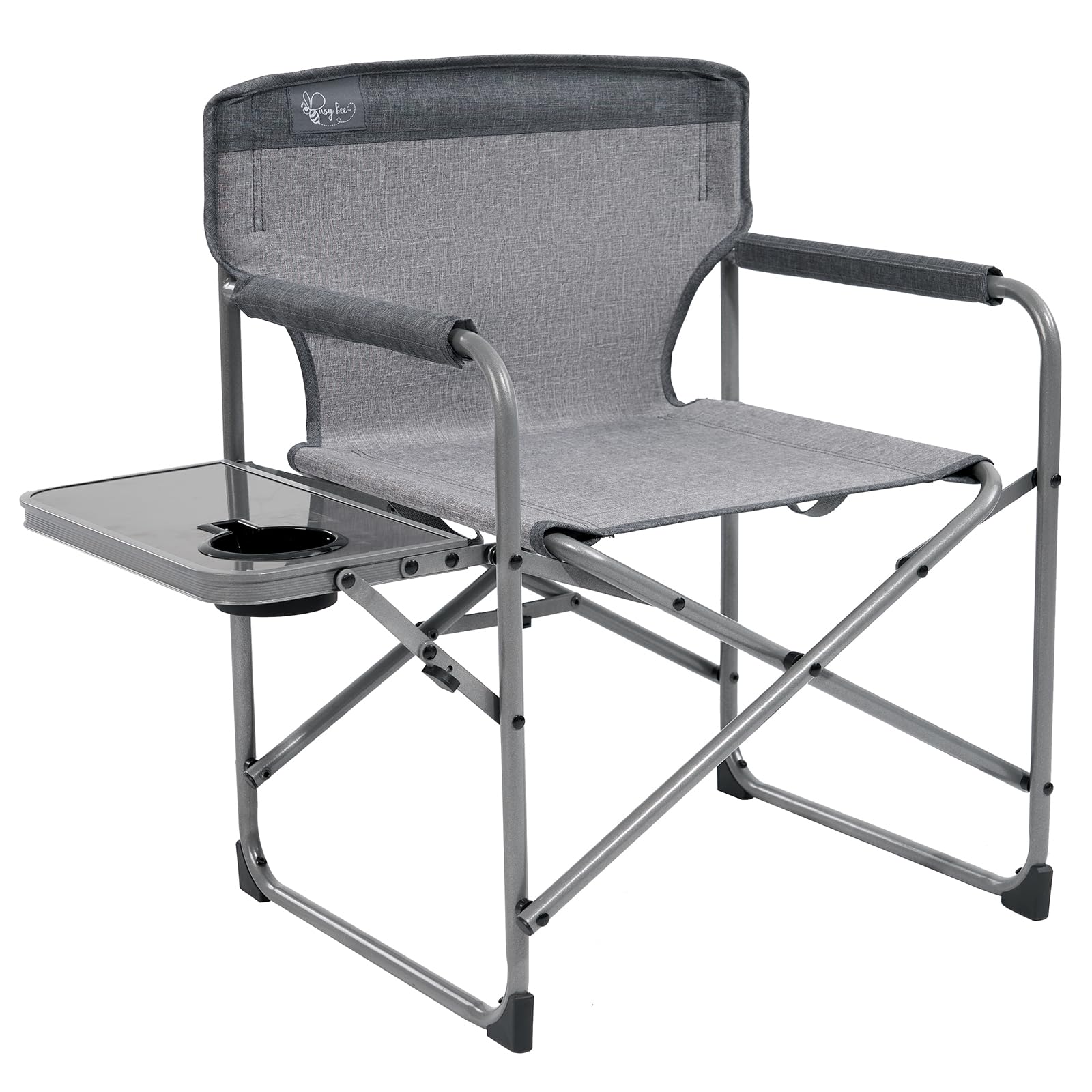 Busy Bee Kids Director Camping Chair With Foldable Side Table