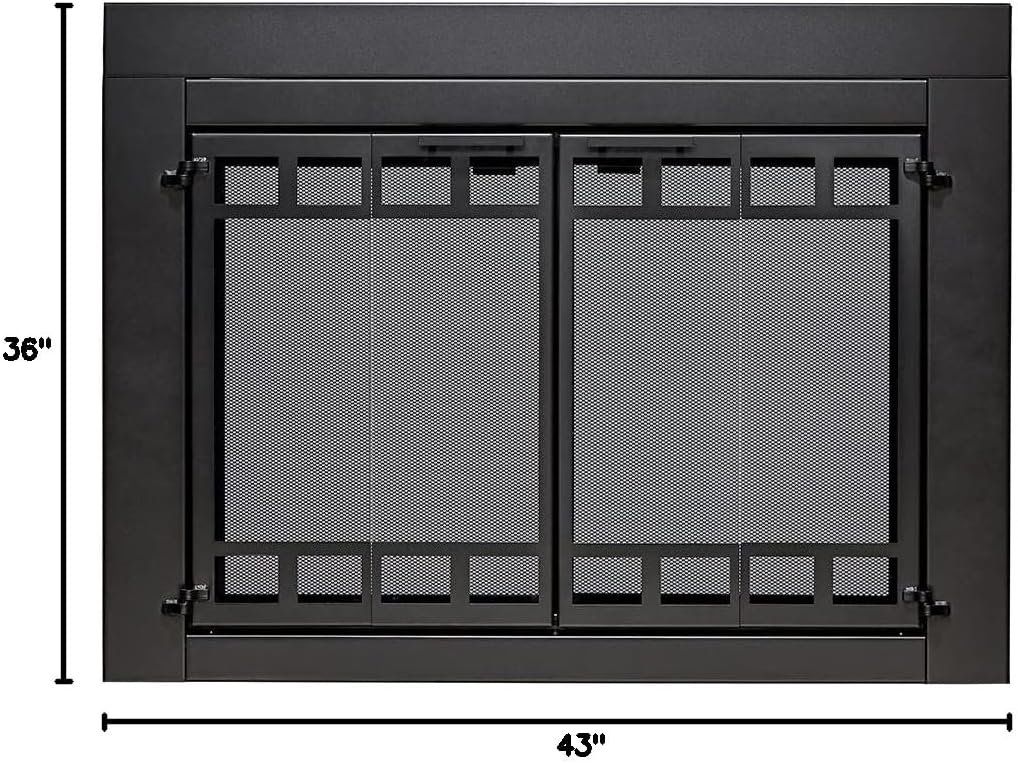 Diagram showing compatibility with masonry fireplaces and incompatibility with prefabricated fireplaces