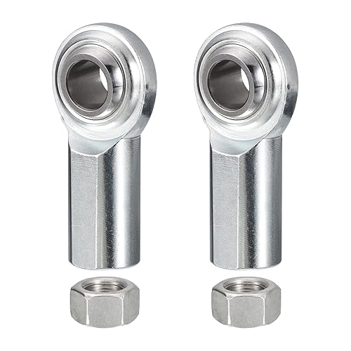 CF8 Rodamiento de extremo de varilla Heim juntas, 12 x 12-20 mano derecha rosca hembra Heim Junta con tuercas de atasco 2 piezas