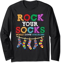 Rock Your Socks World Down Syndrome Day Long Sleeve T-Shirt