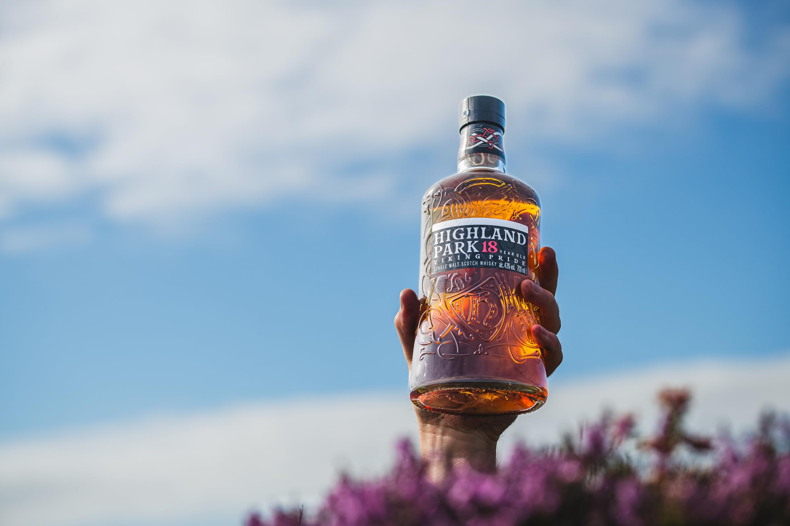 Highland Park 18 Jahre | Viking Pride | Single Malt Scotch Whisky | intensiver Whisky, Lagerung in Ex-Sherry-Fässern, der Stolz der Wikinger | 43% Vol. | 700ml Einzelflasche