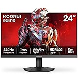 KOORUI Monitor de Juegos de 24 Pulgadas, FHD 1080p, 165 Hz, IPS, 1 ms, sRGB...