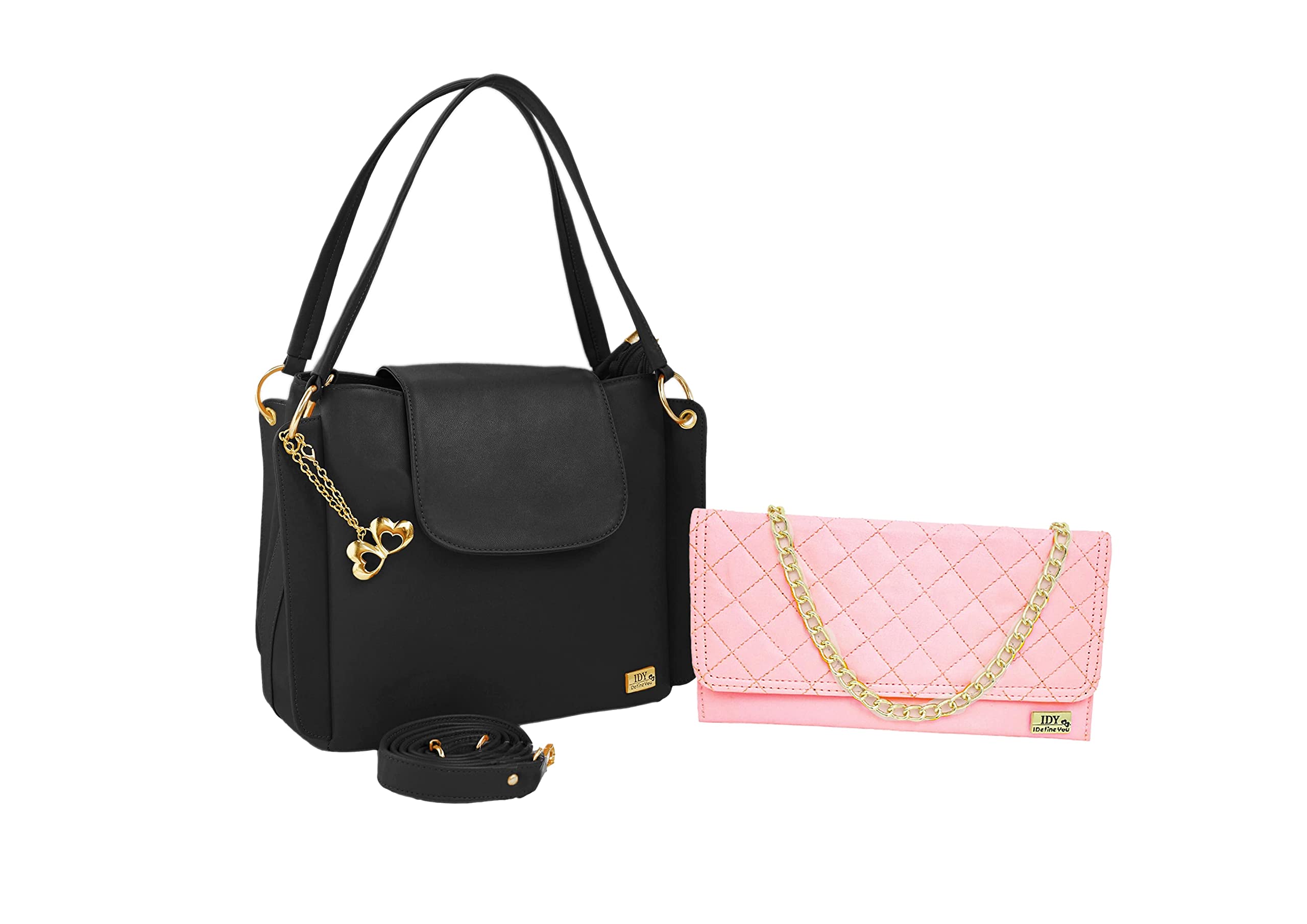 I Define You Faux Leather Girls Womens Medium Handbag and Sling Bag Combo | Shoulder Bag | Ladies Purse (Set of 2) (Cream) (B07NKFMBYH) Amazon Price History, Amazon Price Tracker
