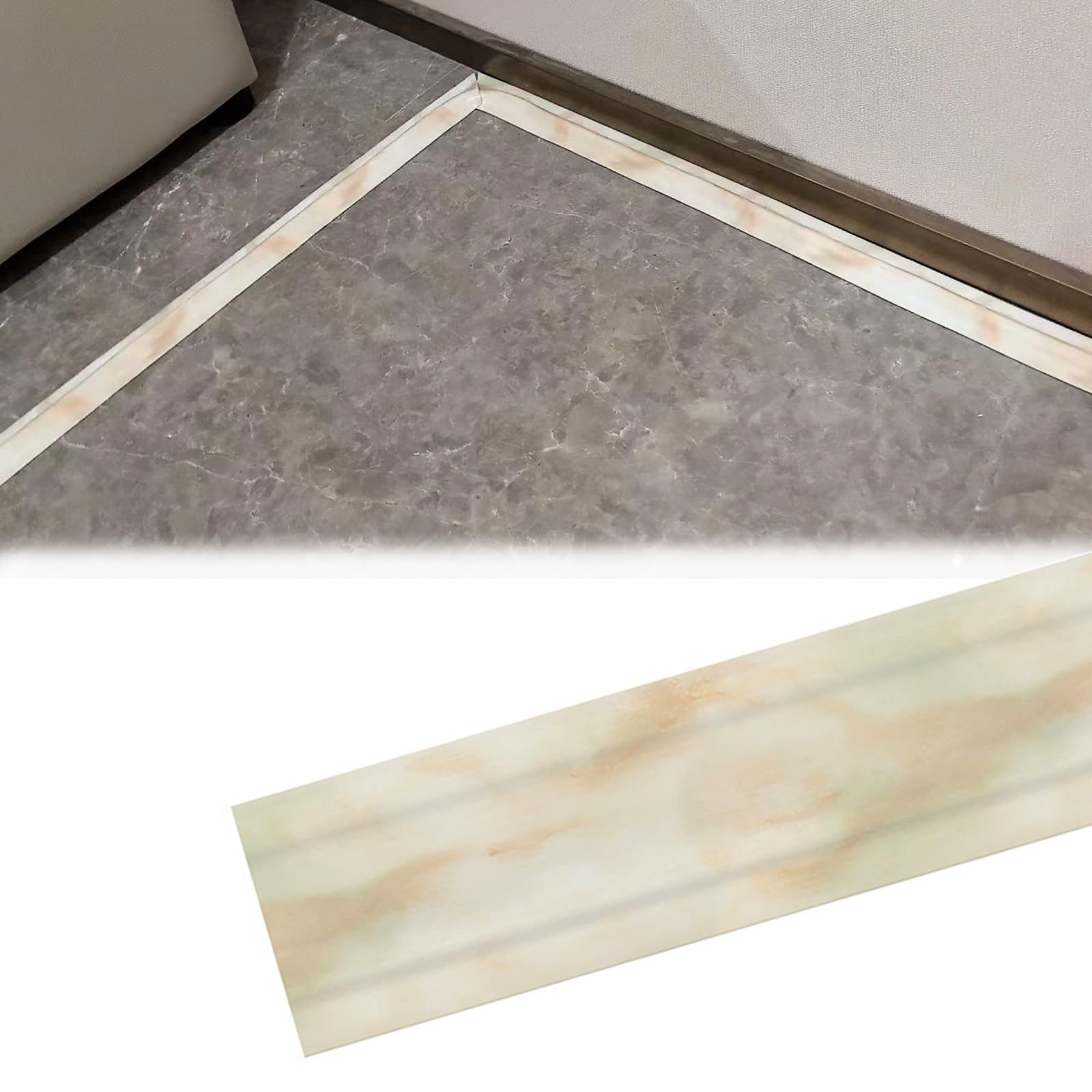 Passacavi Copertura Per Cavi A Pavimento - Protezione Autoadesiva Per Cavi Di Alimentazione, Canalina In PVC Flessibile Per Ufficio, Casa, Fabbriche, Garage, Per Nascondere I Cavi (Color : 55mm(2 1/5