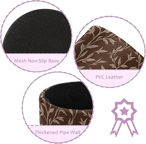 Miniatura 2 de Retro Brown Grass Desk Pen Organizer, Pen Cup Makeup Brush Holders Pencil Holder for Desk, Desktop Supplies & Accessories Workspace Organizers for