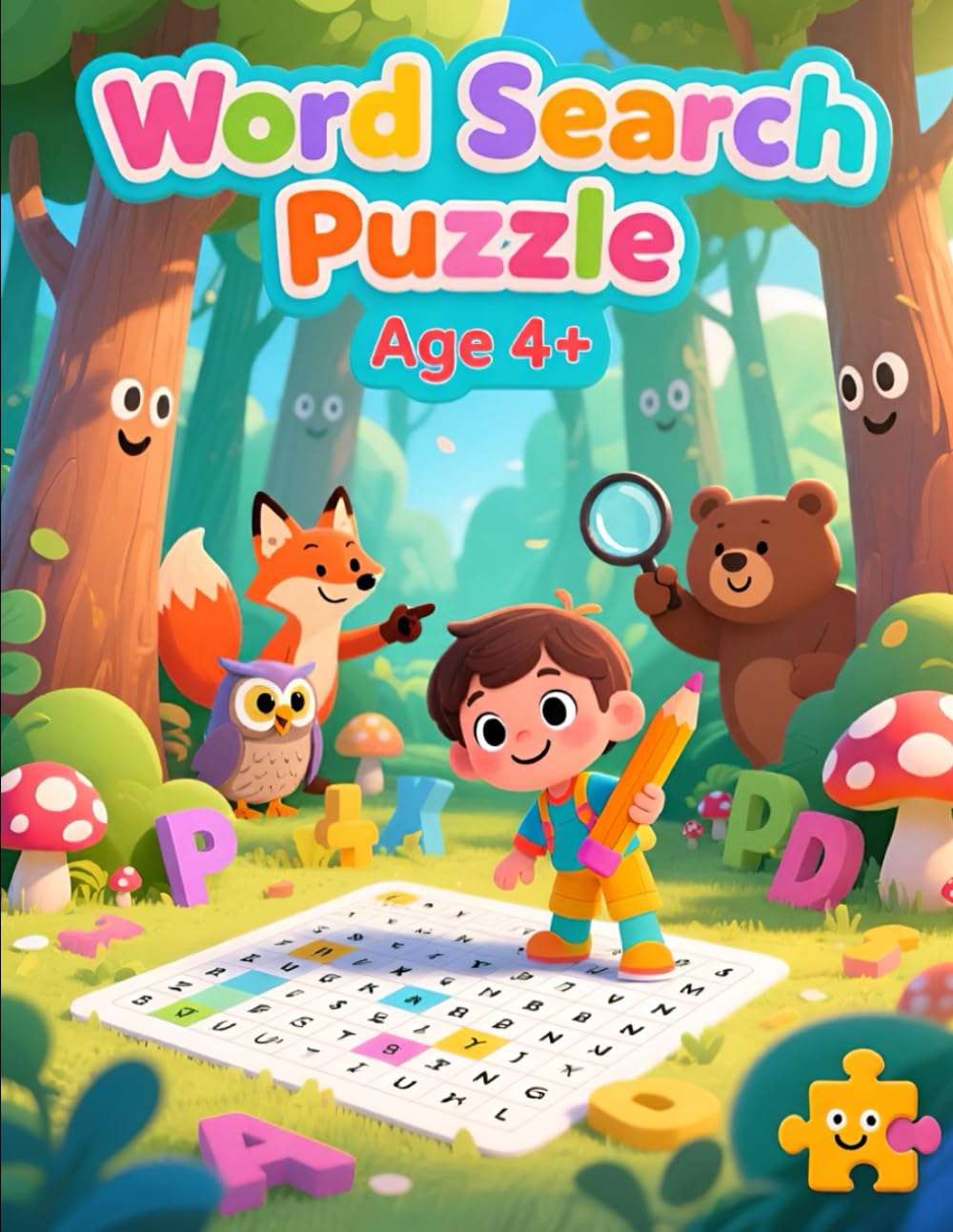 Word Search Puzzle Age 4+