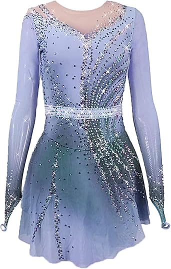 Handmade Ice Figure Skating Dress Women Girls Skate Competition Custumes Performance