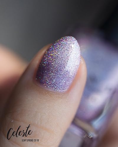 Miniatura 937 de ILNP Madison Ave Esmalte de uñas holográfico metálico rosa antiguo