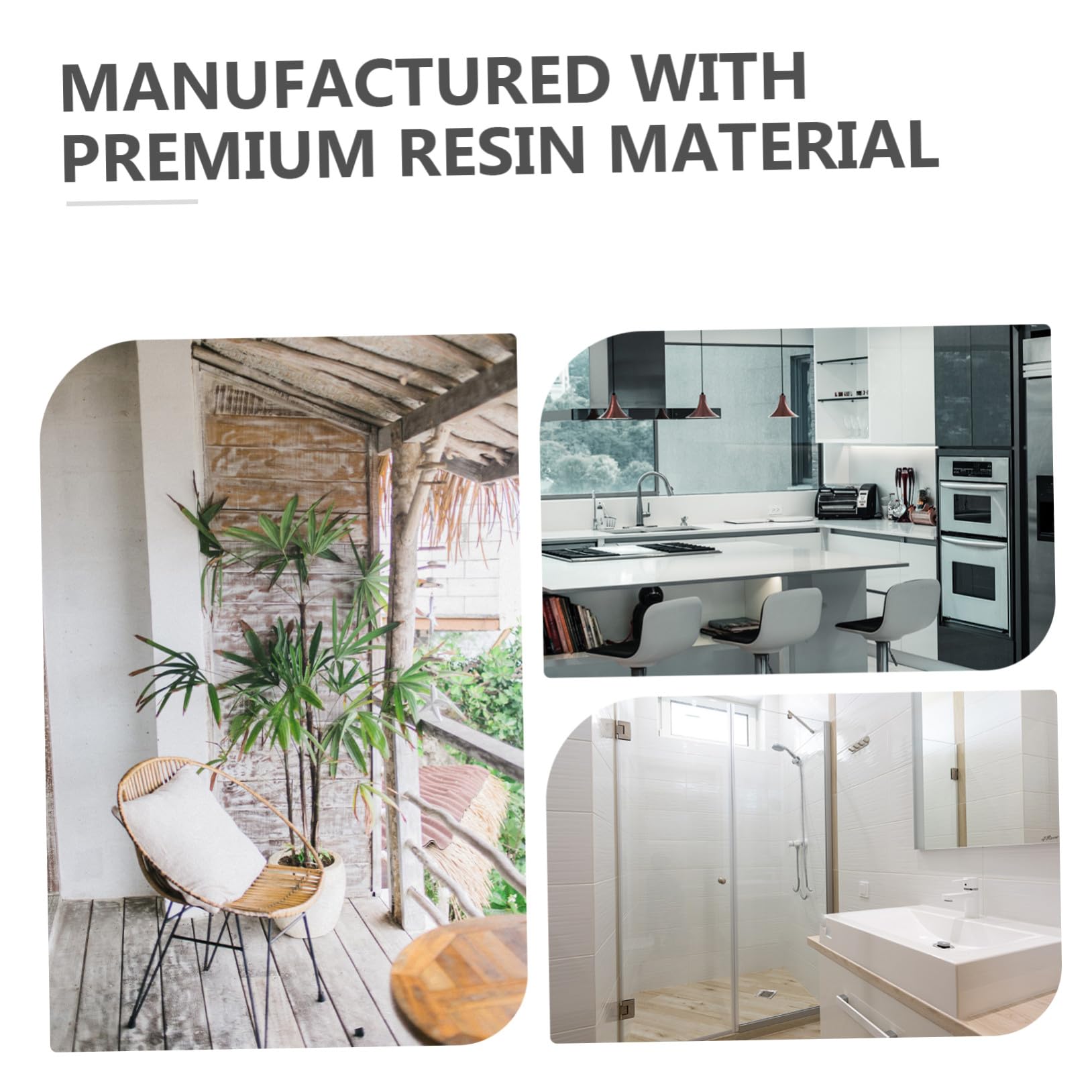 Soporte de Pared para Cepillos y Pasta de Dientes con Diseño Compacto y Elegante Almacenamiento para Afeitadoras para Baño Color Negro con Textura de Tinta Phnom Penh