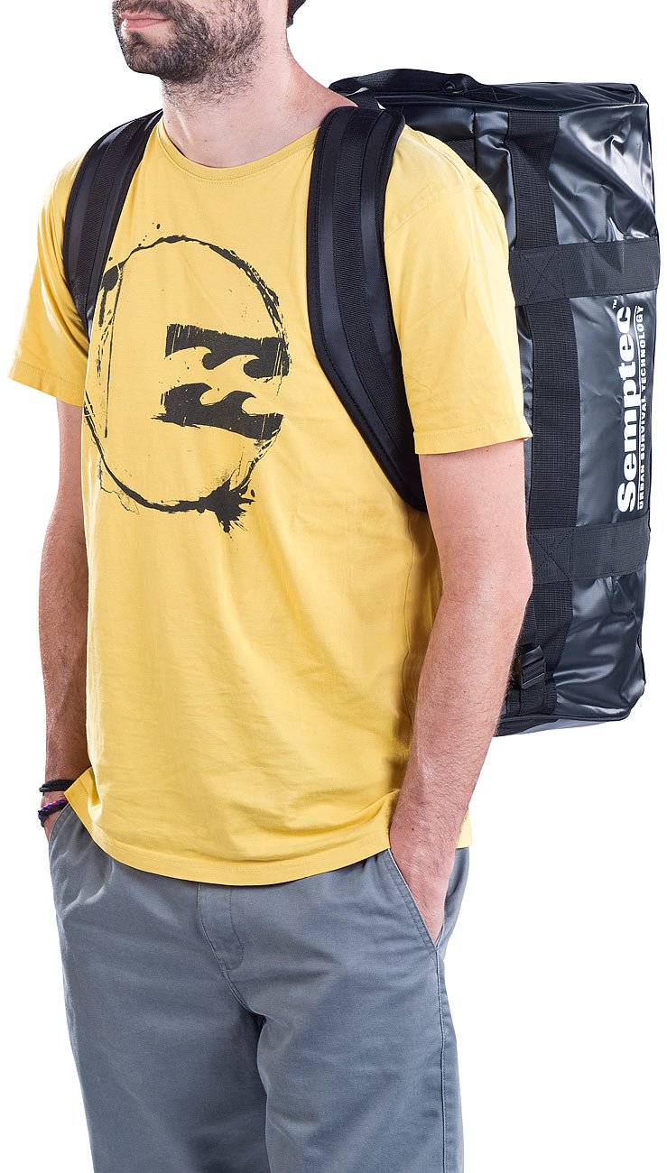 Semptec Urban Survival Technology Sporttasche LKW Plane: 2in1-Rucksack-Reisetasche aus reißfester LKW-Plane, 65 l (Reisetasche Rucksack Kombi, mit Rucksackfunktion, Damen)
