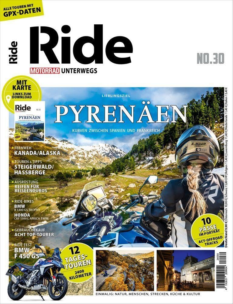 RIDE No. 30 Pyrenäen: MOTORRAD unterwegs