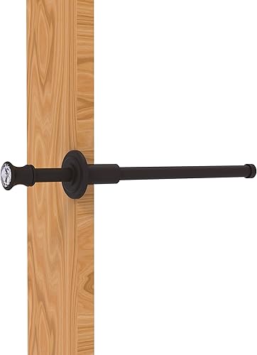 Allied Brass Carolina Crystal Collection - Varilla retráctil para ropa (bronce aceitado) Allied Brass Carolina Crystal Collection - Varilla retráctil para ropa (bronce aceitado)