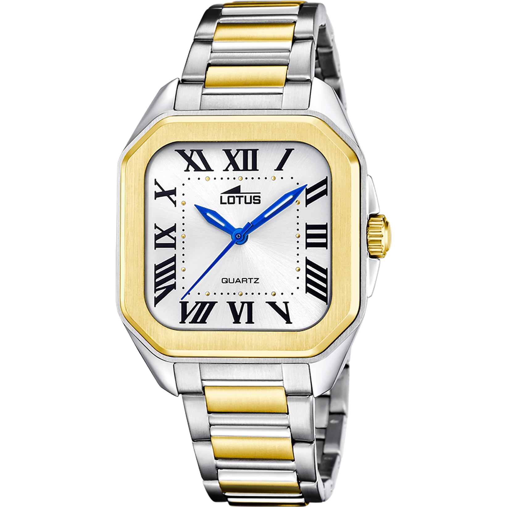 LOTUS Orologio Uomo Analogico Acciaio 316L Oro - Quarzo Data