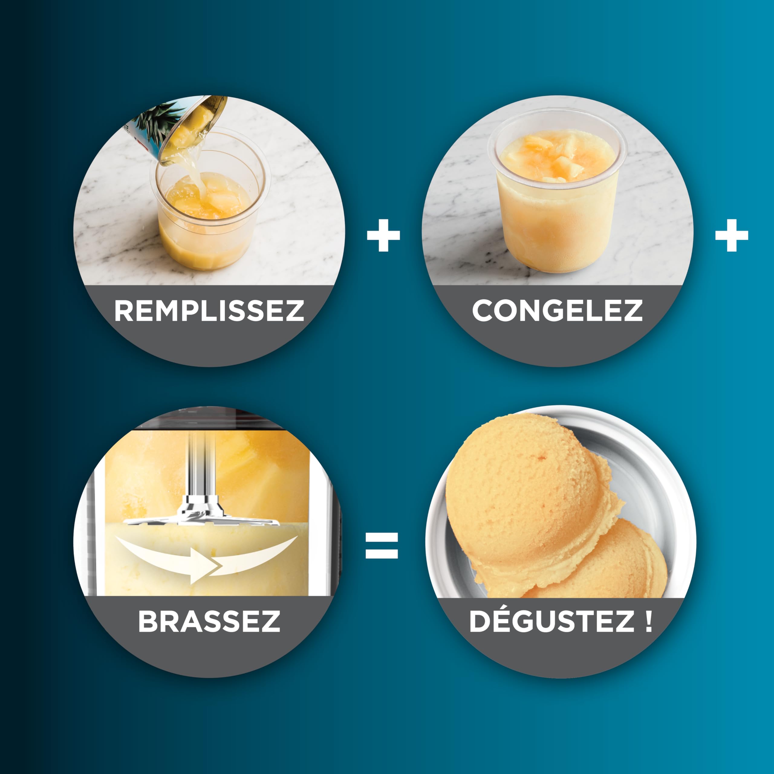 Ninja CREAMi machine à crème glacée et à desserts glacés, 7 programmes, pour faire de la crème glacée, gelato, sorbet, des bols à smoothie ou des milk-shakes, noir/argent, 1,4L, NC302EU