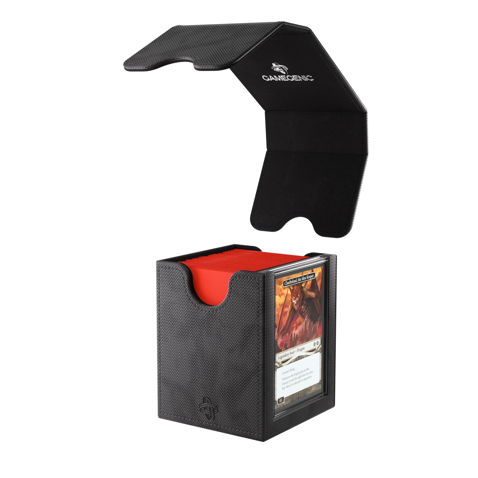 Boîte De Rangement Watchtower 100+ XL Pour Cartes à Jouer - Double Pochette, Tiroir Accessoires, Convertible | Protection Jeu Cartes