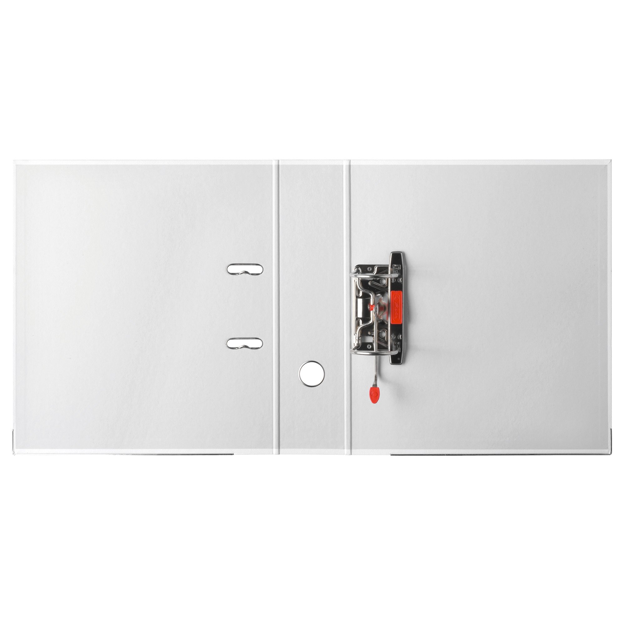 Herlitz 9942681 Ordner maX.file protect A4 8cm weiß, PP-Kunststoffbezug/Papier hellgr.besch. 5er Packung