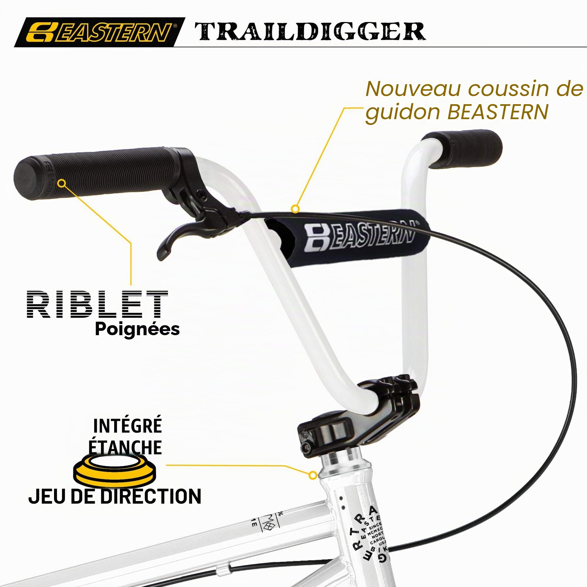 Eastern Bikes Traildigger Vélo BMX 20 Pouces Cadre en Chromoly Complet