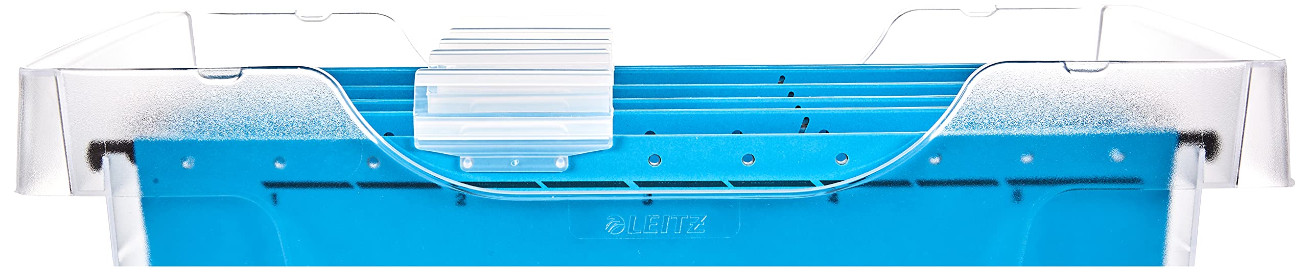 Leitz Mini-Aktei, Mini Hängemappenbox A4, Ideal zum Transport, Transparent, Plus Serie, 19930003
