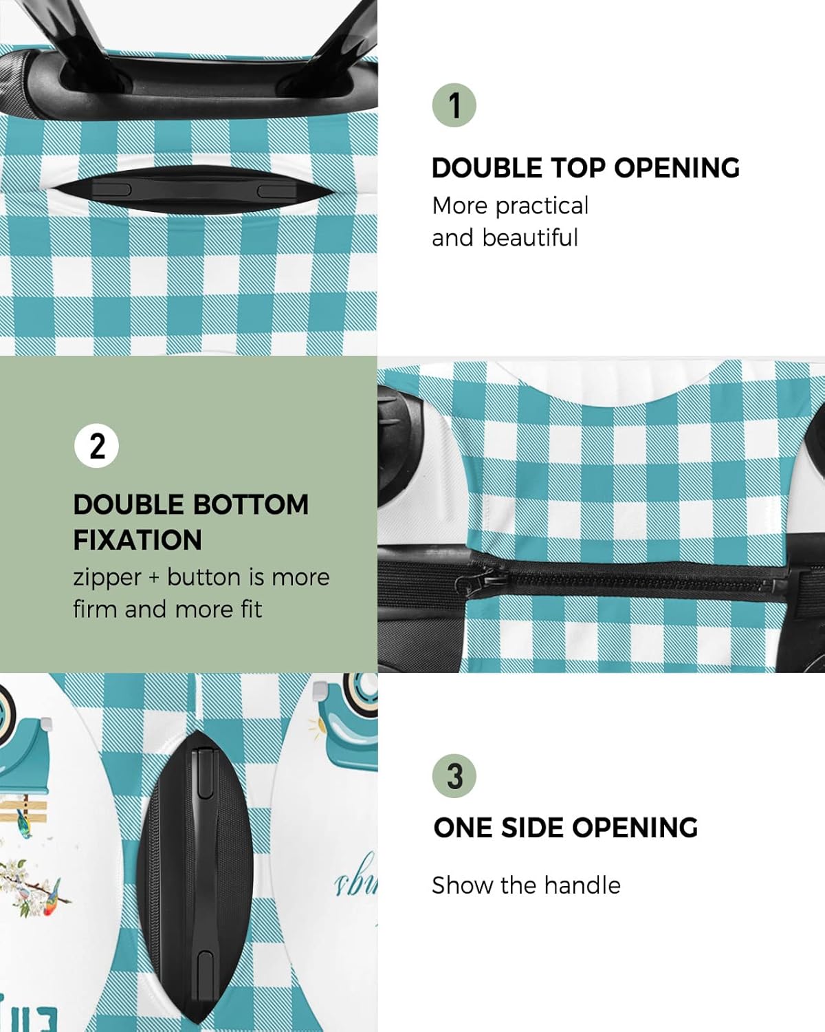 review Travel Luggage Cover Beagle Dog Bird Butterfly Flower Anti-Scratch Luggage Protector Personalized Suitcase Cover Washable Suitcase Protector with Concealed Zipper Fits 26-28in Luggage