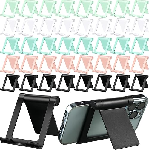 40 piezas de soporte plegable para teléfono celular, soporte para tableta multiángulo, soporte universal para teléfono celular, soporte portátil