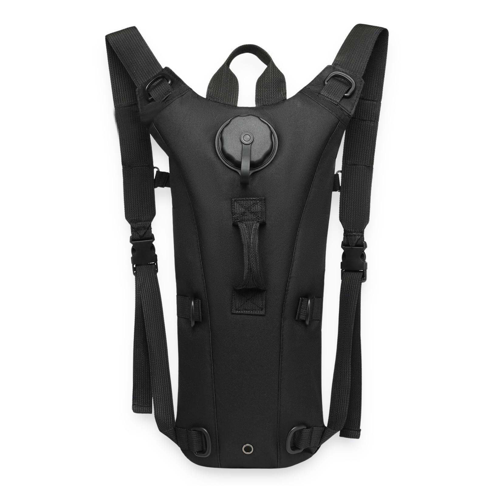 Versatile Hydration Backpack 3L- Lightweight & Durable Water Bladder Bag for Running Hiking, Cycling, Black, UNIQUE