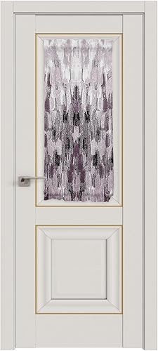 Miniatura 2 de Gradient Purple French Sidelight Front Door Curtain for Door Window, Short Small Side Door Drape Rod Pocket Drapery for Kitchen Patio,Abstract