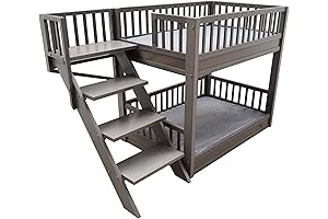 ECOFLEX® Grey Dog Bunk Bed: Prime Haven for Canine Companions