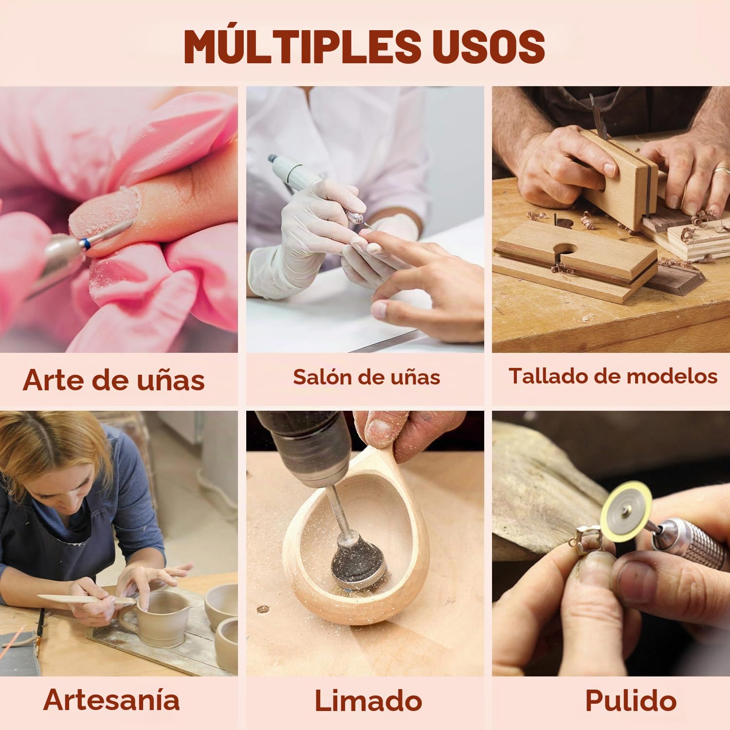 Colector de Polvo de Uñas, Extractor de Polvo de Uñas Nail Du Integrado Potente de 60W Vacío Nai