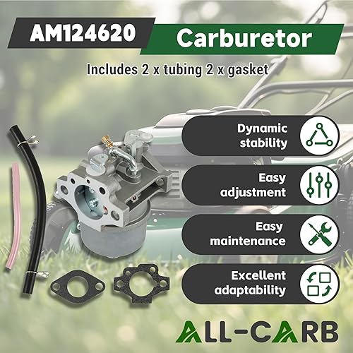 Miniatura 3 de Carburador 15003-2364 Repuesto 15001-2962 para Kawasaki FC150V Reemplazo para John Deere JX75 JE7514SB 14SE AM121151 AM124620