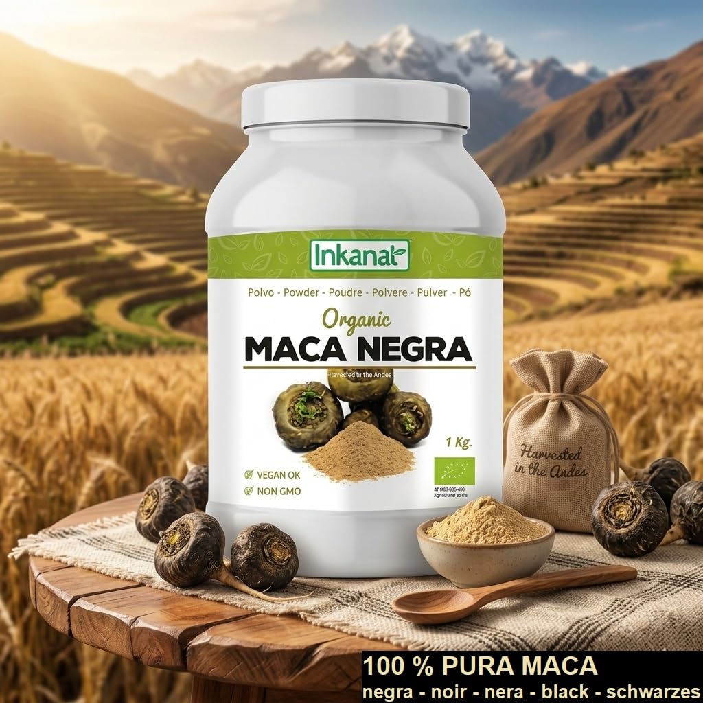 Maca negra en polvo (1 Kg)