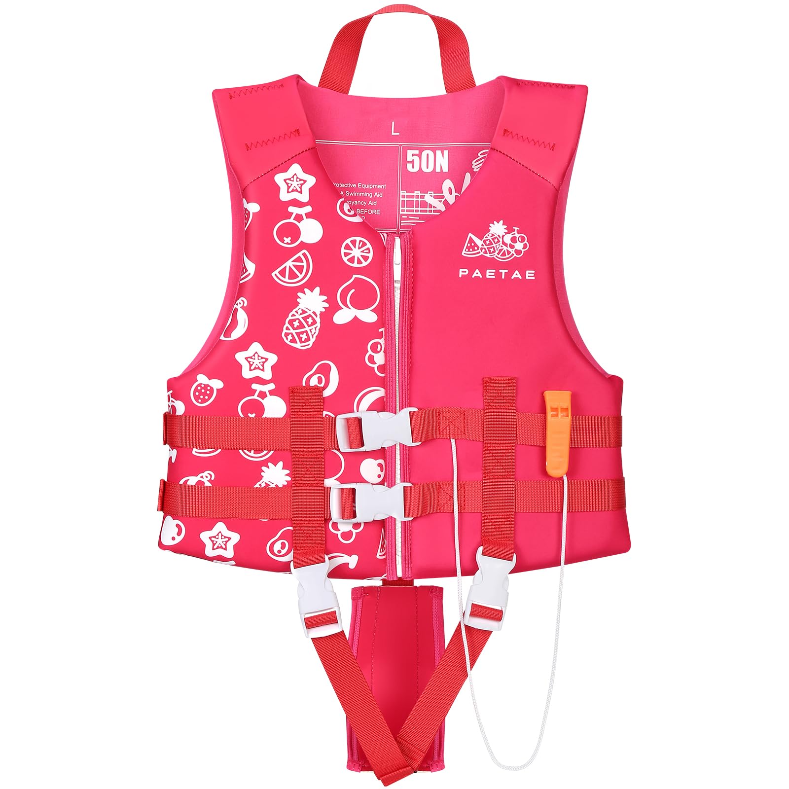 Toddler Swim Vest, Kids Pool Float Jacket Floaties, Child Swimming Pool Vest for Kids Toddler 18-77lb